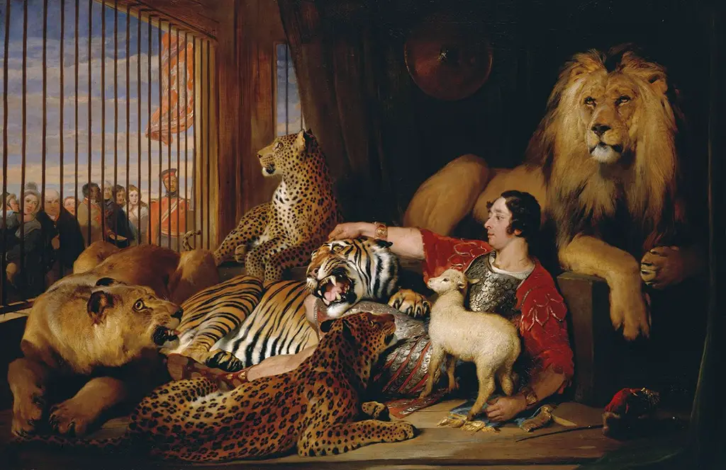 Isaac van Amburgh and his Animals in Detail Edwin Henry Landseer